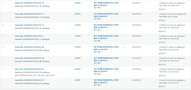워드프레스 높은 이미지 용량