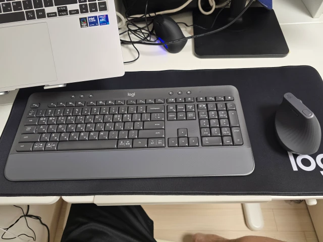 로지텍 K650와 로지텍 MX Vertical