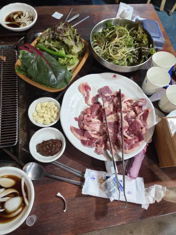 가마솥에누른밥 반찬 구성