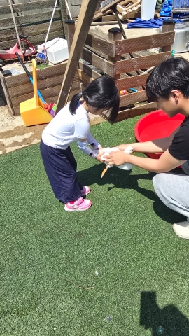 칠곡동물체험카페 오리